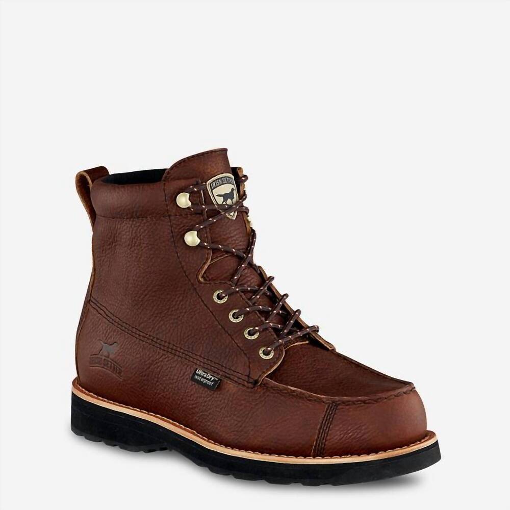 NEW IRISH SETTER BOOTS men's wingshooter 7-inch waterproof leather boot in brown